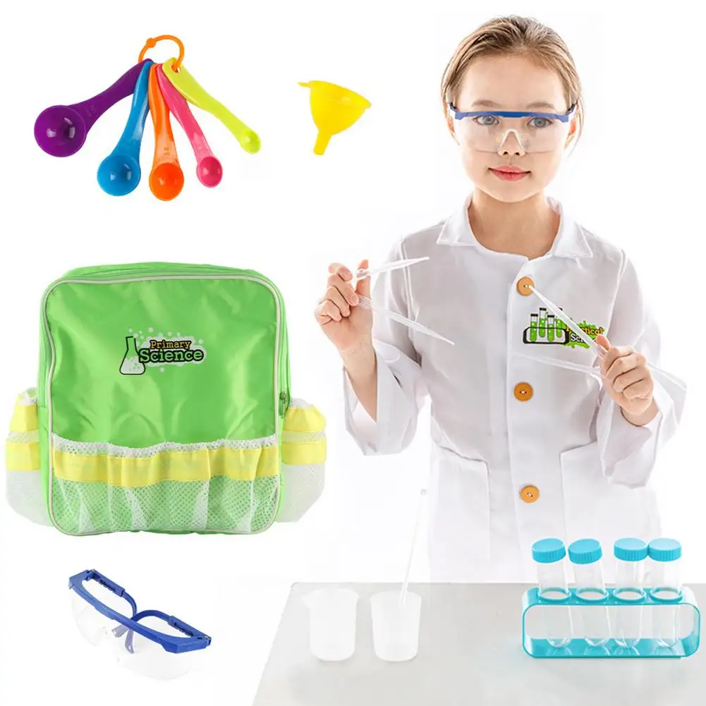 

Scientist Cosplay Roleplay Toy Kids Science Experiment Lab Kit Early Learning & Education High Quality For Pre-school Education