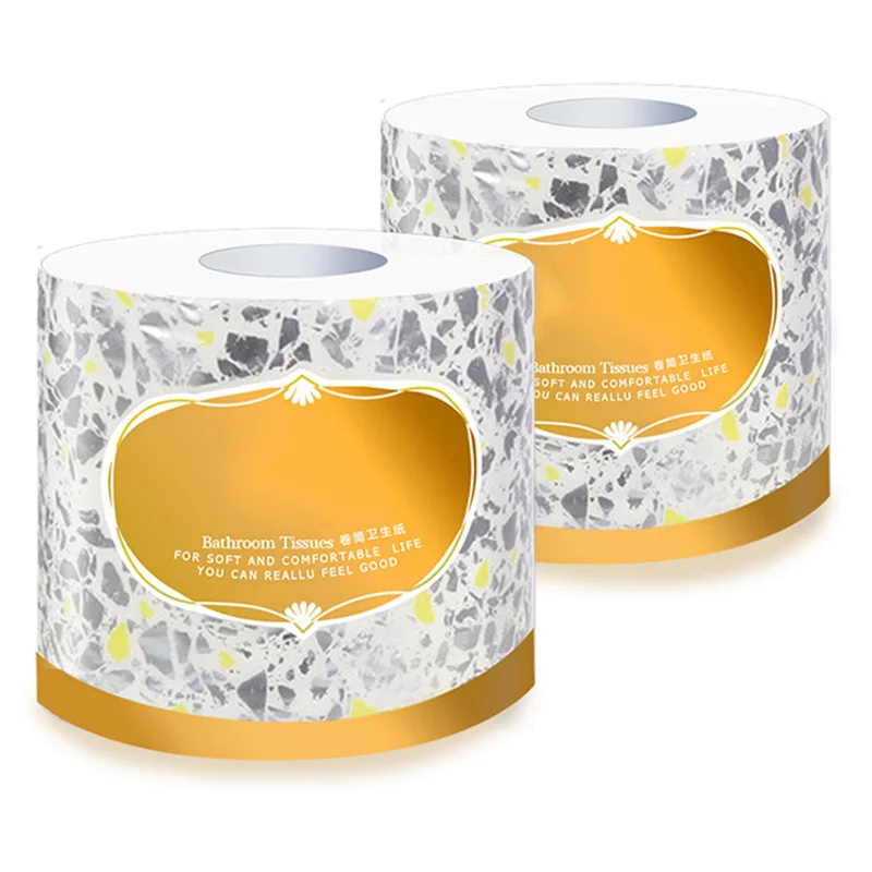 

10 Rolls Toilet Paper 3-ply Bath Tissue Bathroom White Soft for Home Hotel Public @LS