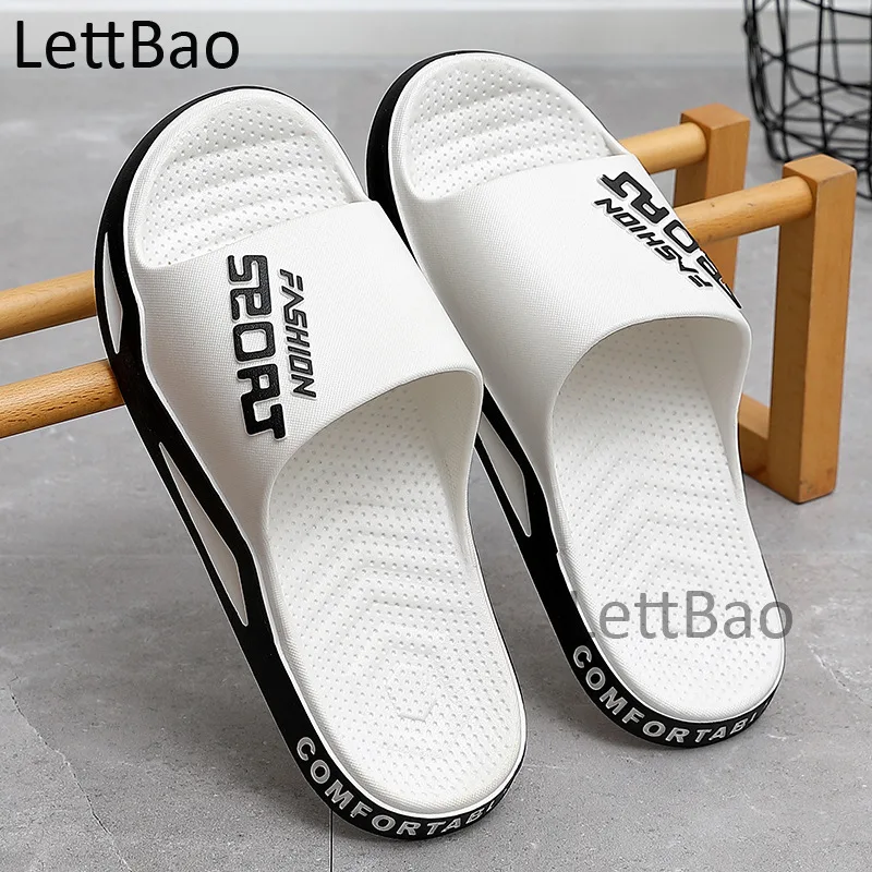 Men Slippers Soft Comfortable Summer Slippers 2021 New Fashion Home Indoor Outdoor House Beach Slippers Men Slides Slippers