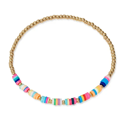 bracelet Lohri кристалл натуральный камень стекло браслет из бисера натуральный настоящий четырехлистный клевер талисманы браслет подарок на удачу браслеты для женщин - Окраска металла: bracelet