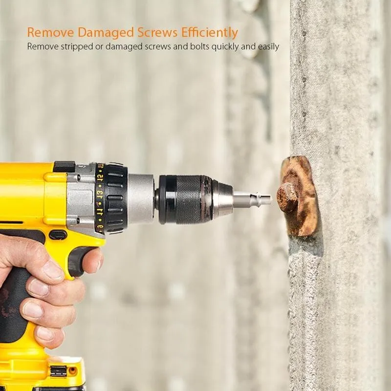 

22pcs/set Extractor Screwdriver Remover Disassemble Stud Broken Extractor Remover Purpose Bolt Screw Screw Screws Damaged T H4P3