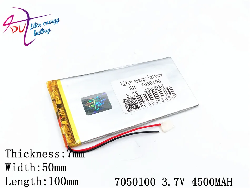 Литий полимерная батарея с платой для КПК планшетов цифровых продуктов размер