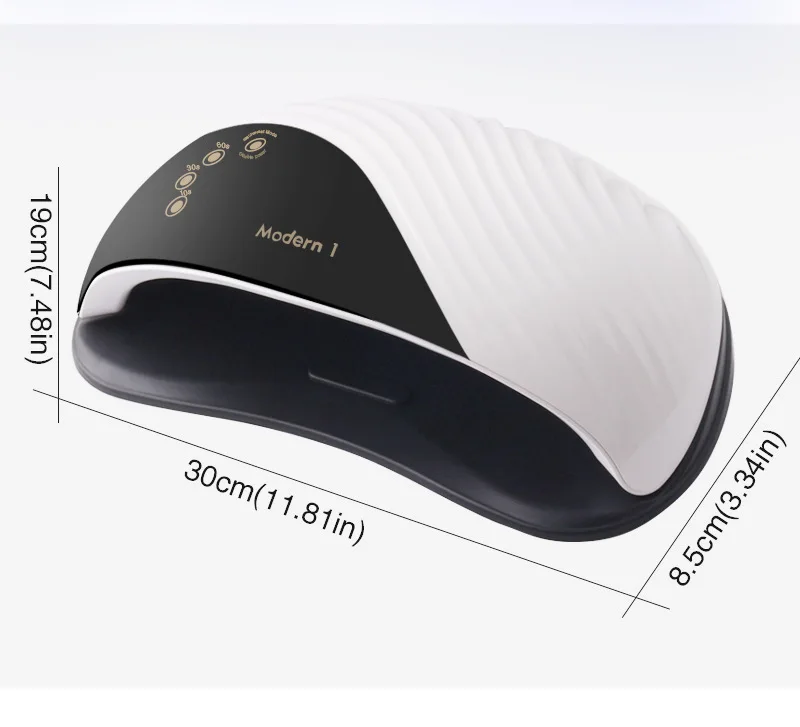 120 Вт Встроенный охлаждающий вентилятор Сушилка для ногтей УФ светодиодный