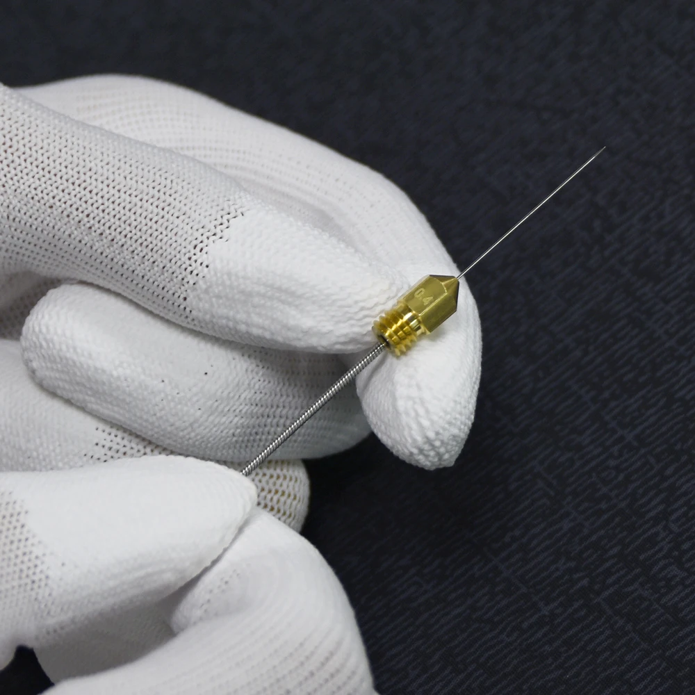 Детали для 3D принтера 1 комплект Сгибаемая насадка очистки сверла 0 4 мм j head Hotend Ender