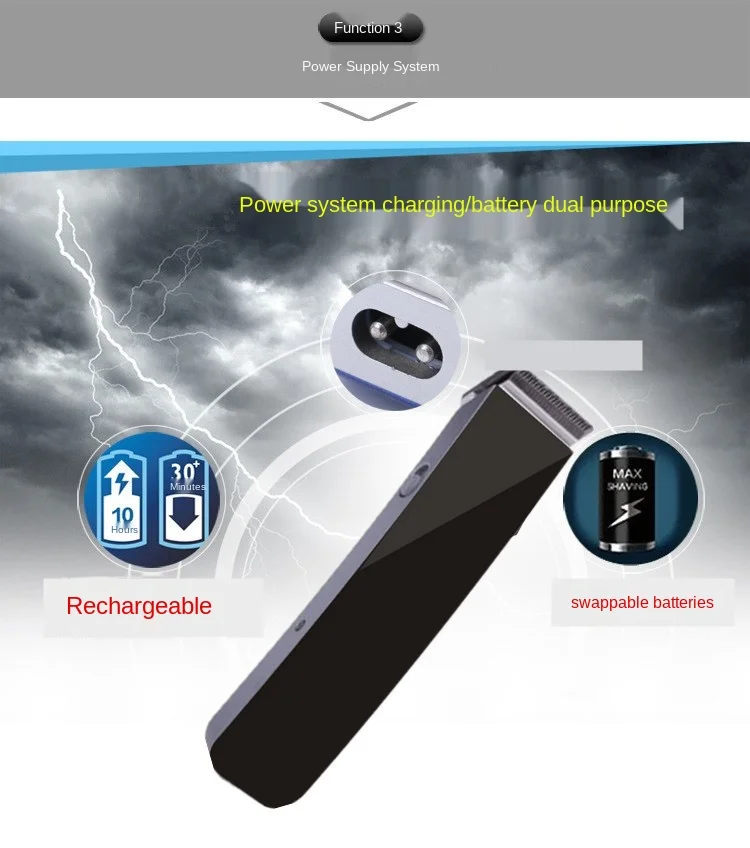 

Professional Electric Hair Clippers Rechargeable Adult Children Household Razors Men's Trimmers Hairdresse Salon Hair Trimmer