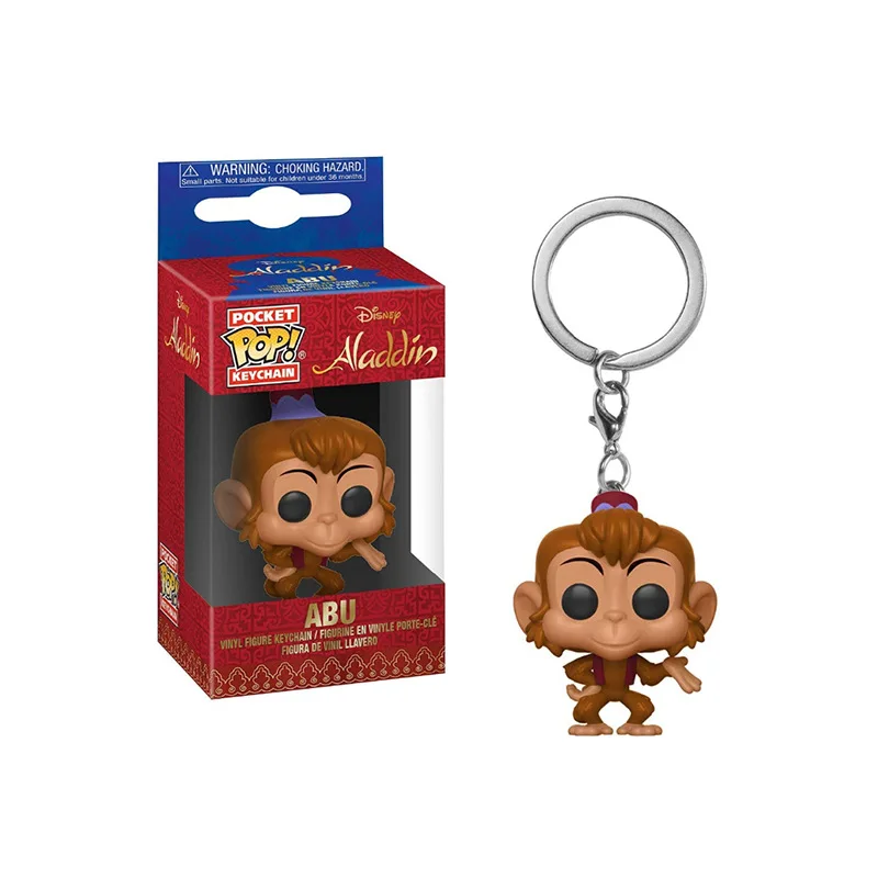 Funko Pop Aladdin Theme Genie Abu брелок Карманный Поп виниловая кукла брелоки забавные фигурки