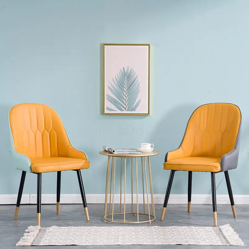 Скандинавский обеденный стул светильник роскошный простой макияж офисное