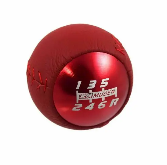 Подходит для JDM Mugen кожаная ручка переключения передач 6 скоростей HONDA CRZ Type R Civic FA5