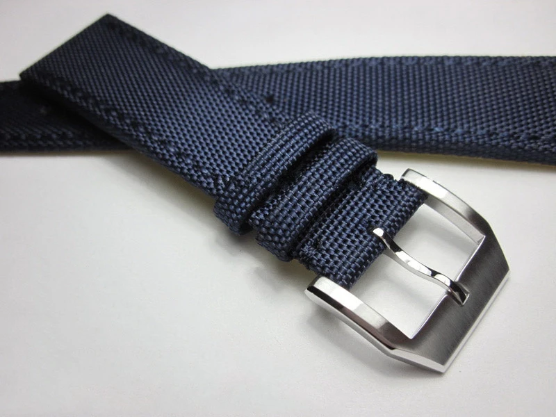 

Ремешок спортивный из композитного волокна для наручных часов, сменный Браслет для брендовых часов, черный темно-синий цвета, 20 мм 22 мм
