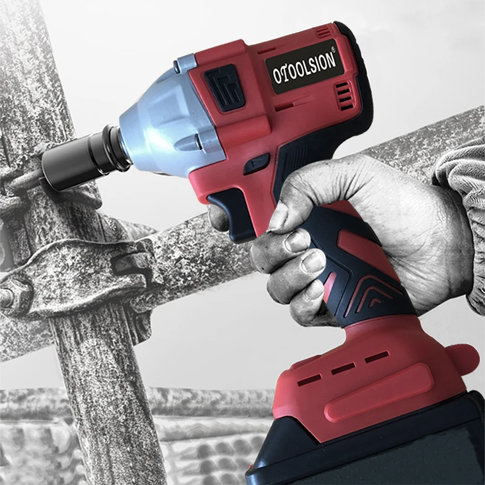 21V 320N.m Brushless Cordless Wrench 450W Powerful Electric Socket Impact 3000mAh Lithium-lon Battery Power Tools Kit | Инструменты