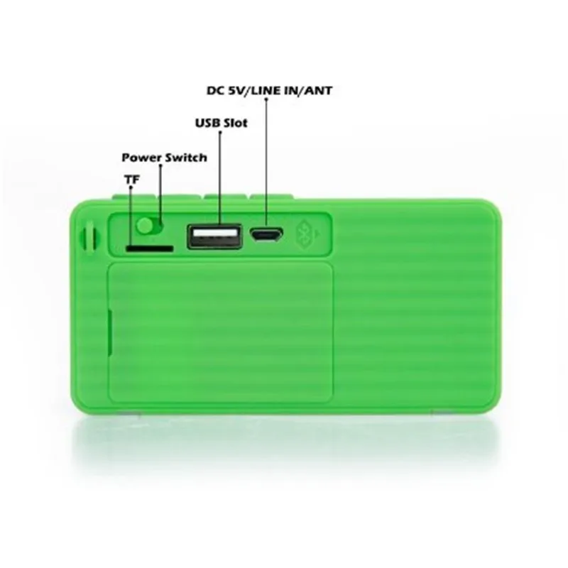 Беспроводная bluetooth колонка стильная TF USB FM Мини Портативная музыкальная звуковая