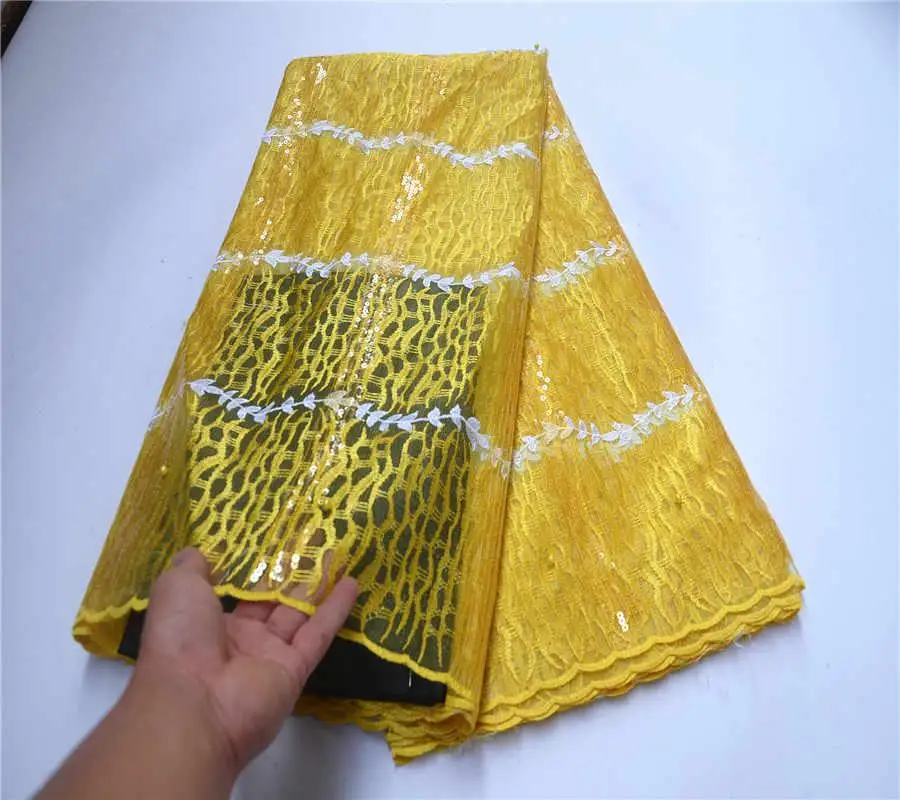 Африканская кружевная ткань 2019 Высококачественная французская сетчатая с