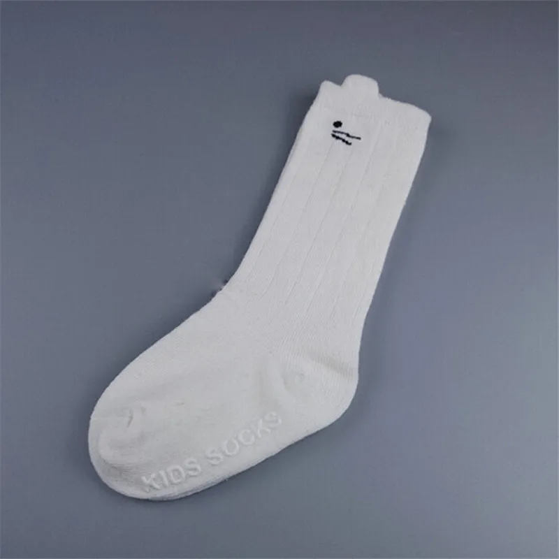 Гольфы с мультяшными героями для маленьких девочек Осенние хлопковые чулки