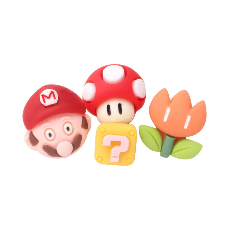 

4pcs Cartoon Game Thumbtacks Decoration Pushpin Kindergarten Photo Felt Wall Push Pin Plastic Tack Pin Binding Thumb Tack