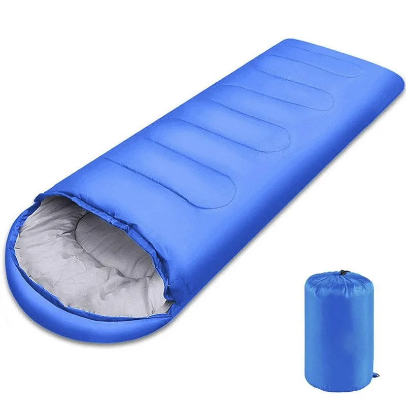 

4 Season Camping Equipment Sleeping Bag Nature Hike Single Sleeping Bags Rectangular Envelope Sleeping Bags For Adults/Kids