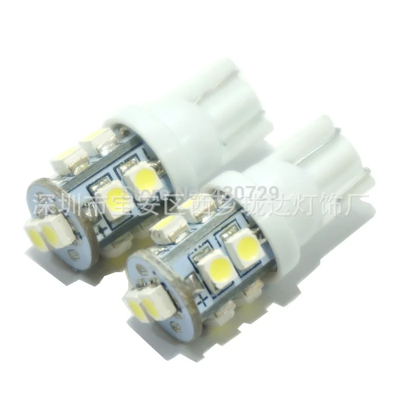

T10 Side Lamp T10 10smd 3528smd 1210smd Led Instrument Lamp, Car Instrument Lamp, License Plate Lamp, Reading Lamp, Door Lamp