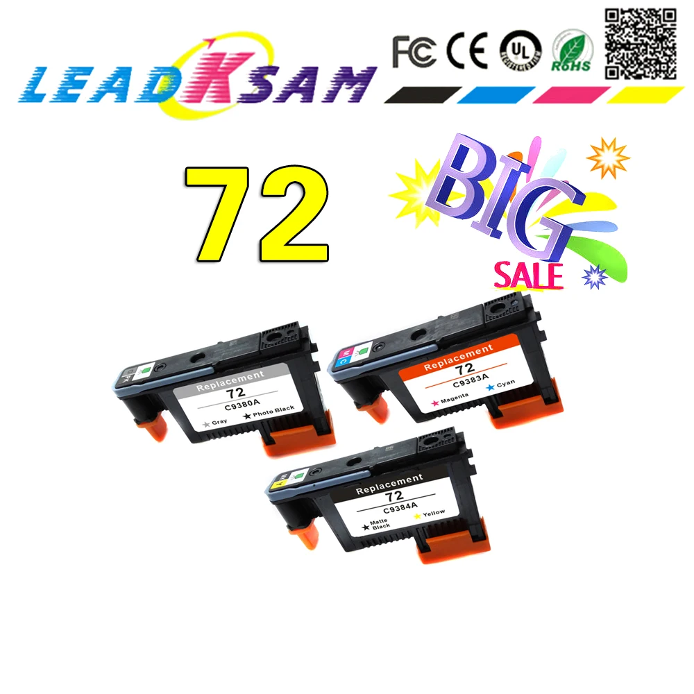 3x Отличная совместимость с печатающей головкой hp72 для 72 Designjet 2300/T610/