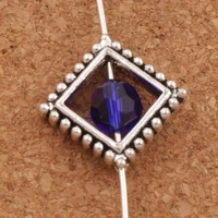 open dots rim square bead frame charm beads 12 9x12 9mm 150pcs zinc alloy pendants jewelry diy l753