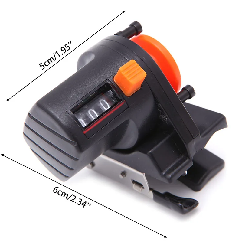 

1pc 0-999M Portable Fishing Finder Line Length Depth Gauge Counter Tackle Tool Line Counter Fishing Line Counter DropShipping