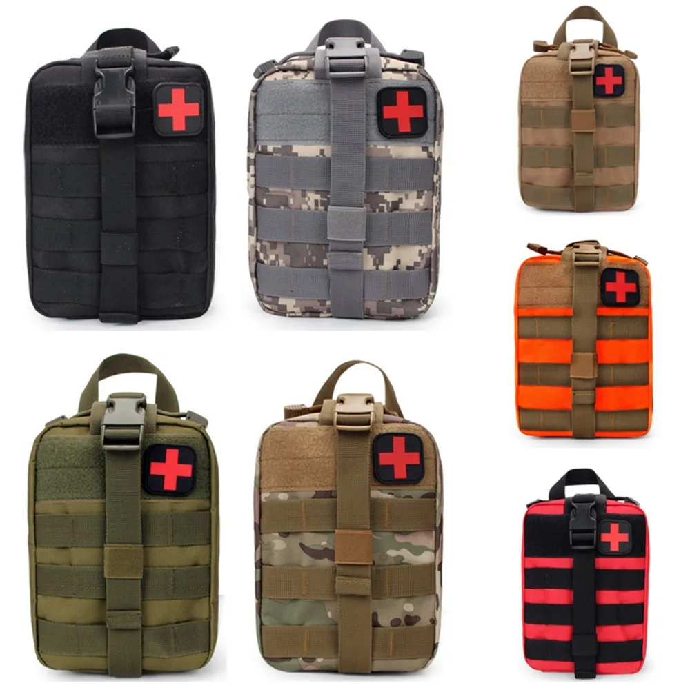 

CQC Tactical EDC Molle Medical Pouch IFAK Utility EMT First Aid Kit Survival Bag Emergency Airsoft Military Hunting Bag