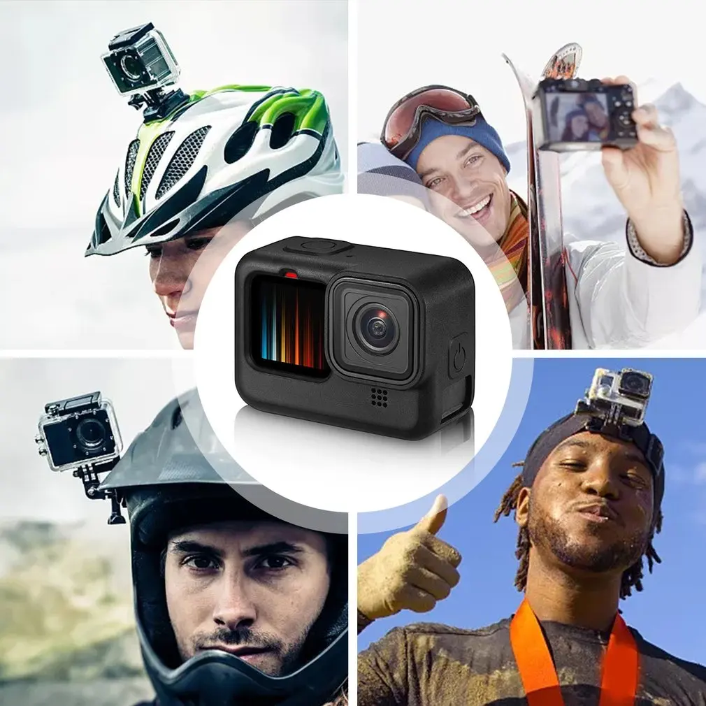 Корпус ударопрочная крышка Спортивная камера с голой металлической защитной