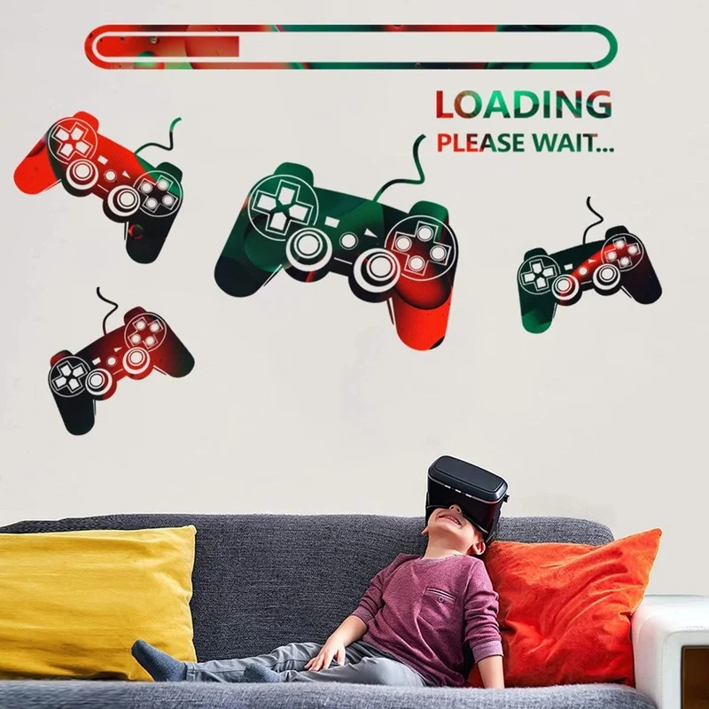 

Creative Wall Stickers for Boys Rooms Decor Art Sticker Bedroom Living Room Wall Decoration Playroom Decals Mural Child Gift DIY