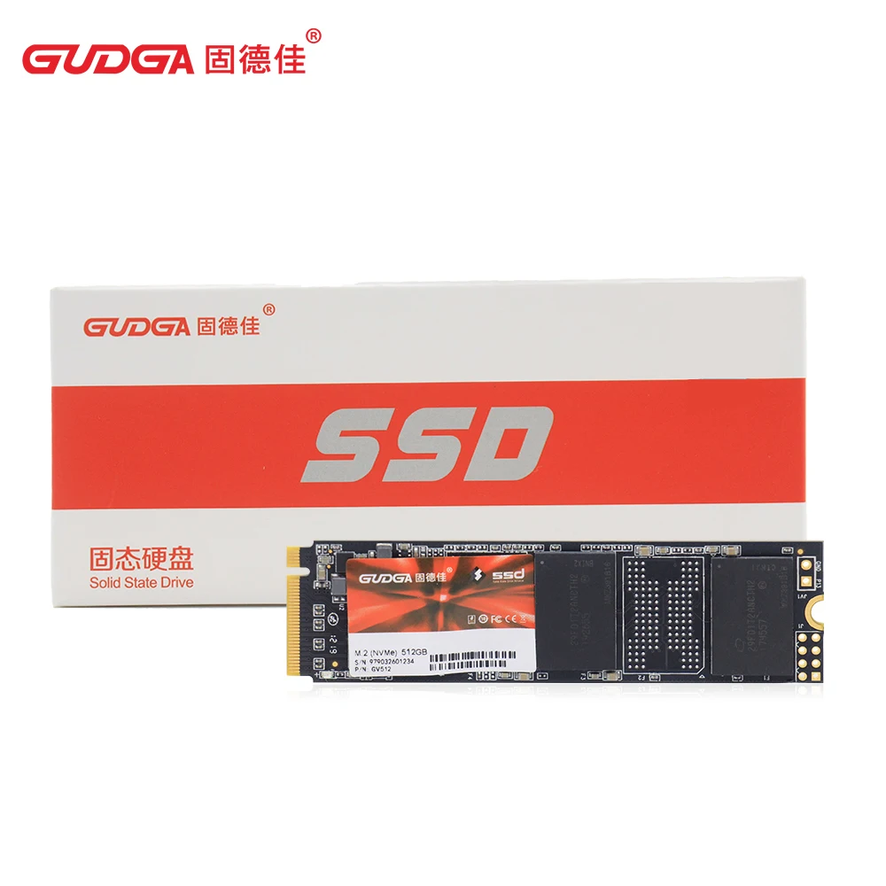 GUDGA ssd nvme m2 500 Гб жесткий диск 512G 2280 твердотельный накопитель hdd pci e 3 0x4 для ноутбука