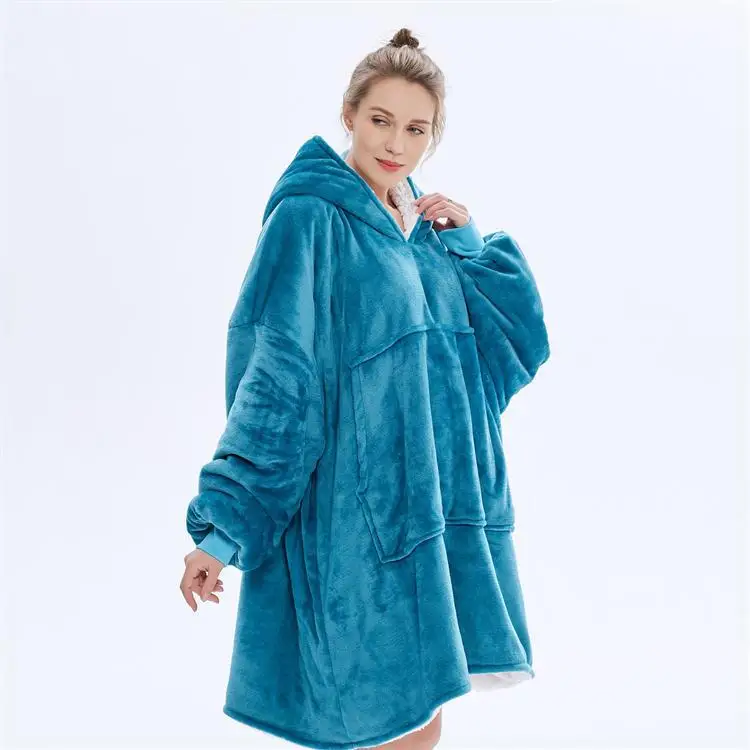 

Leopard Sherpa Blanket with Sleeve Ultra Plush Blanket Child Hoodie Pink Grey Wine Blue Warm Flannel Hooded Blankets for Adult
