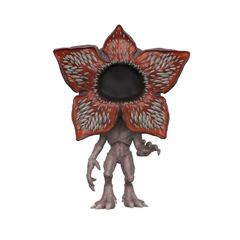 with bag Аниме странные вещи 9 см ПВХ Фигурки игрушки Eleven с Eggos Demogorgon коллекционные игрушки модель игрушки для рождественских подарков - Цвет: with bag