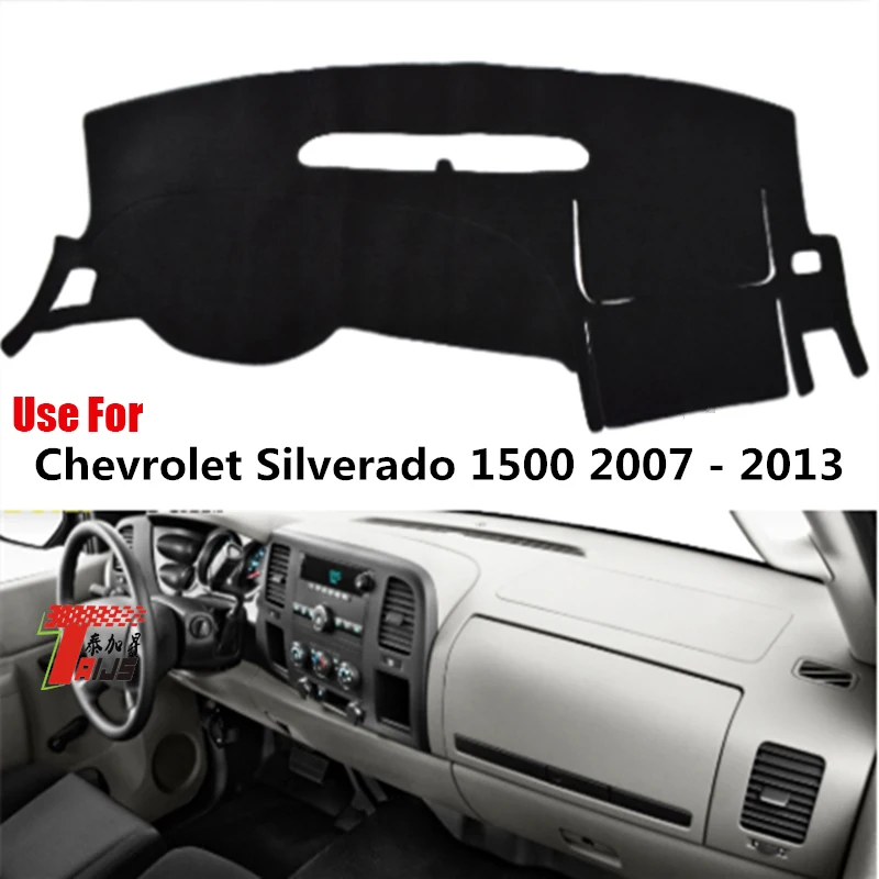 

TAIJS Factory Simple Polyester Fibre Car Dashboard Cover For Chevrolet Silverado 1500 2007 08 09 10 11 12 13 Left hand drive
