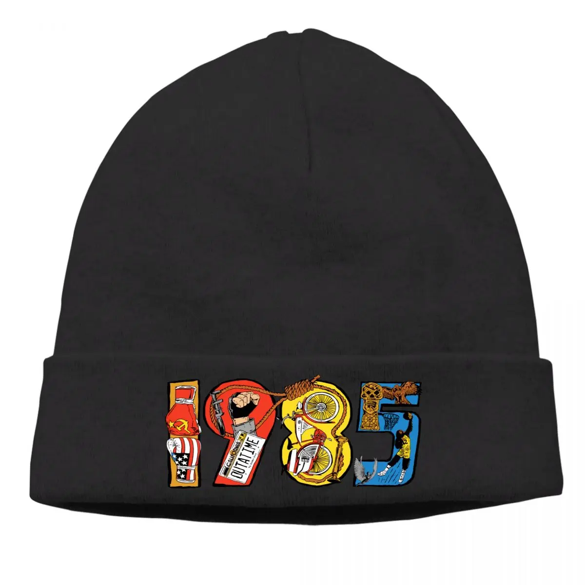 

Numbers Bonnet Homme Winter Warm Knit Hat The Goonies Mikey Walsh Thriller Movie Skullies Beanies Caps Novelty Cotton Hats
