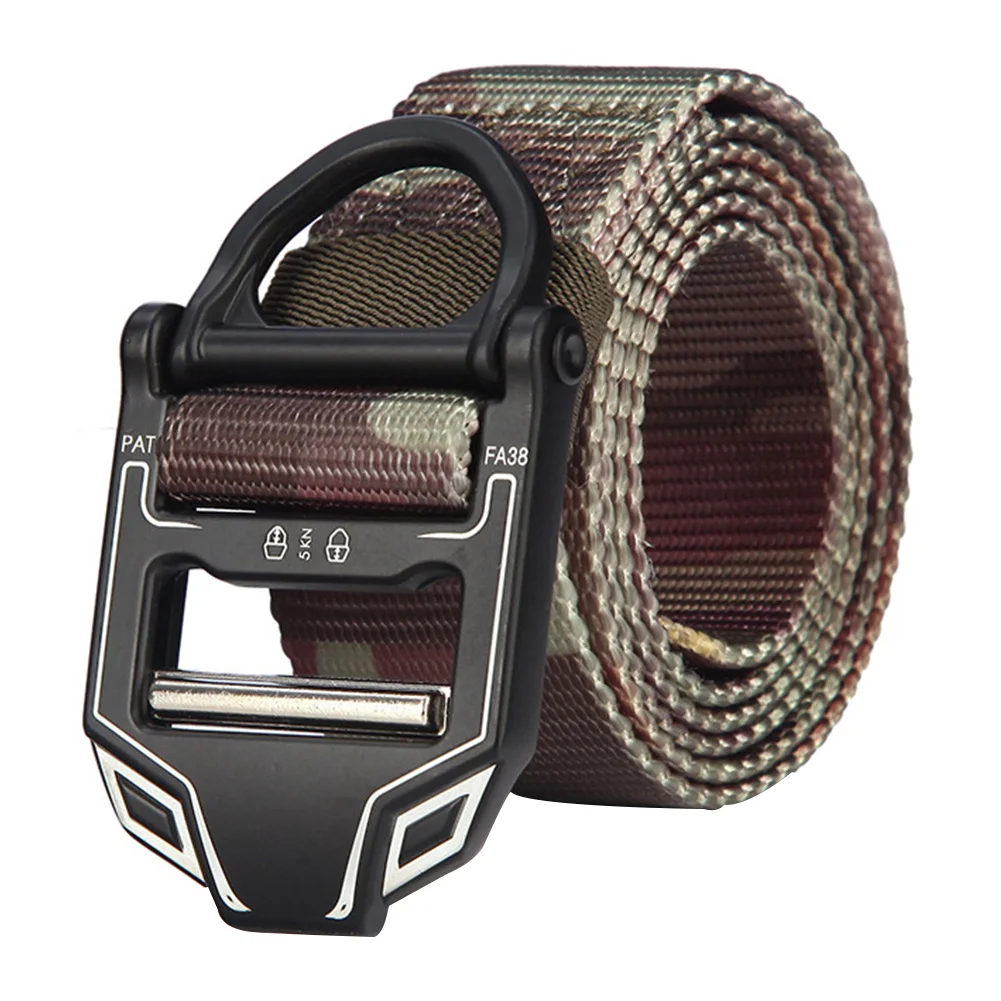 Мужской ремень с пряжкой из сплава для тренировок тяжелый тактический пояс легко