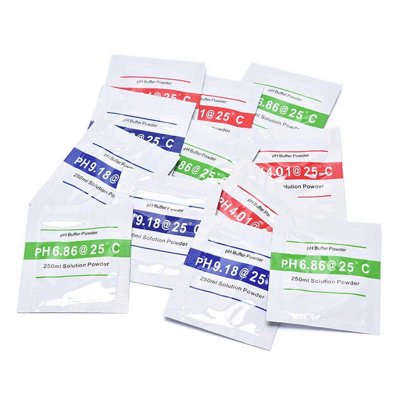 

1pc PH Test Meter Measure Calibration Solution PH Buffer Powder 4.01/6.86/9.18