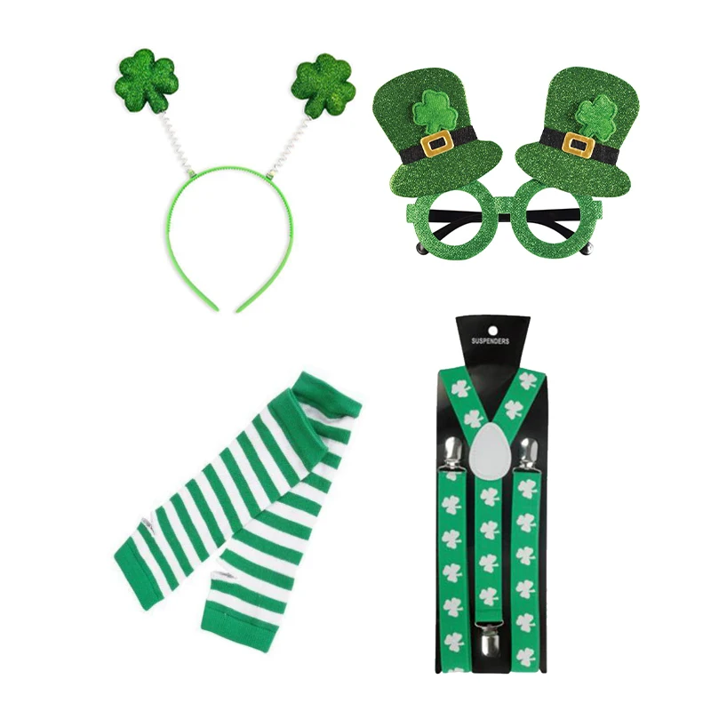 Комплект украшений на День Св. Патрика праздничные ювелирные изделия в
