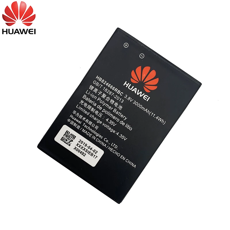 100% Оригинальный аккумулятор Hua Wei HB824666RBC с реальной емкостью 3000 мАч для Huawei