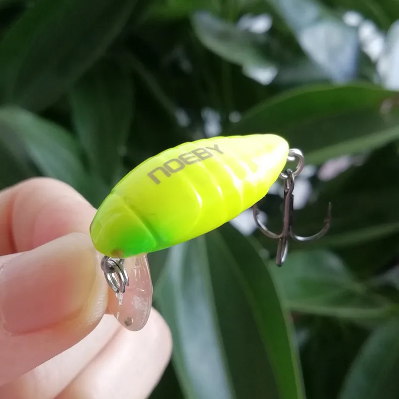 

NOEBY 5pcs floating 0-0.6m 28mm 2g Crankbaits Fishing Goods Trout Minnow Fishing Lure