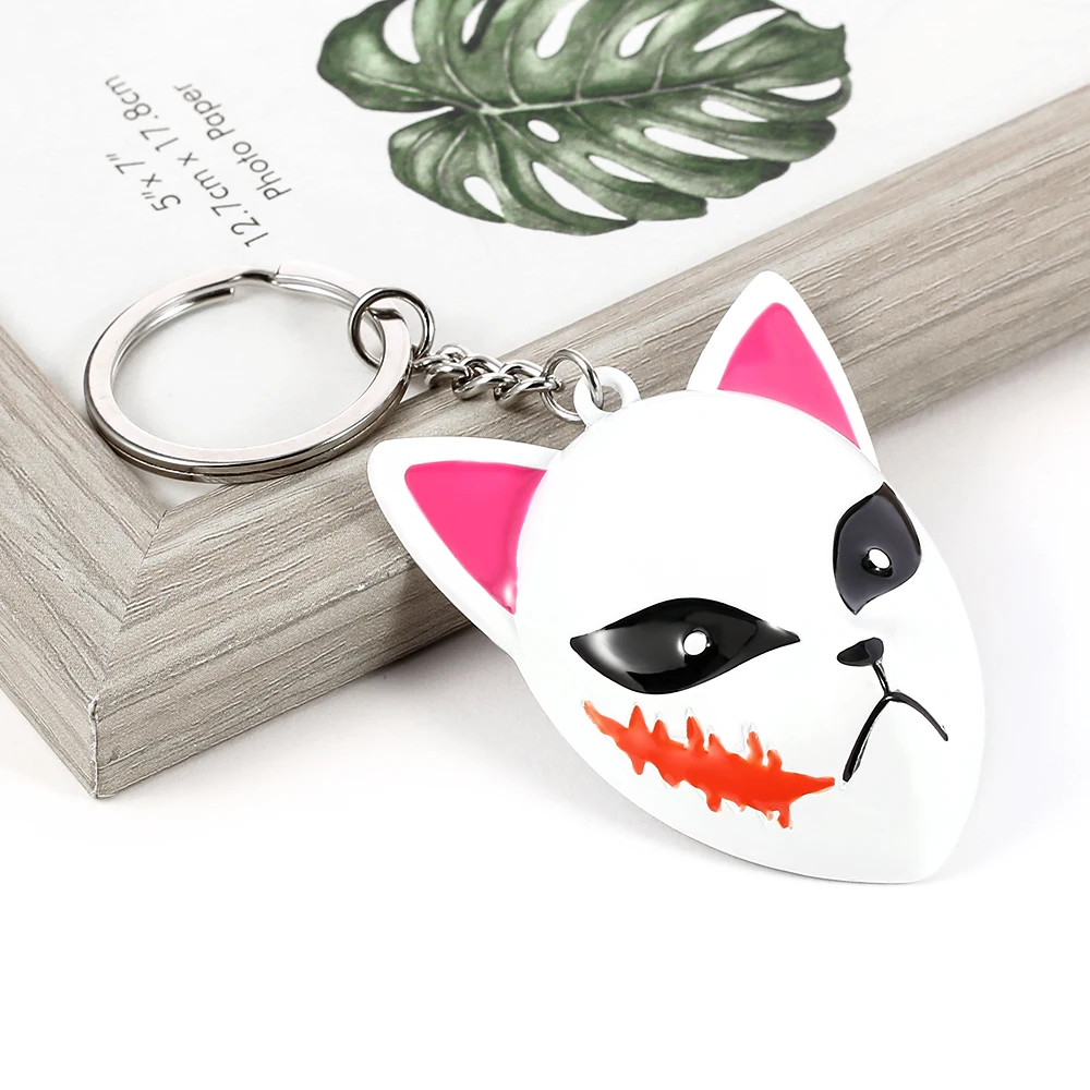 Брелок для ключей с изображением рассекающего демонов киметасу брелок в стиле