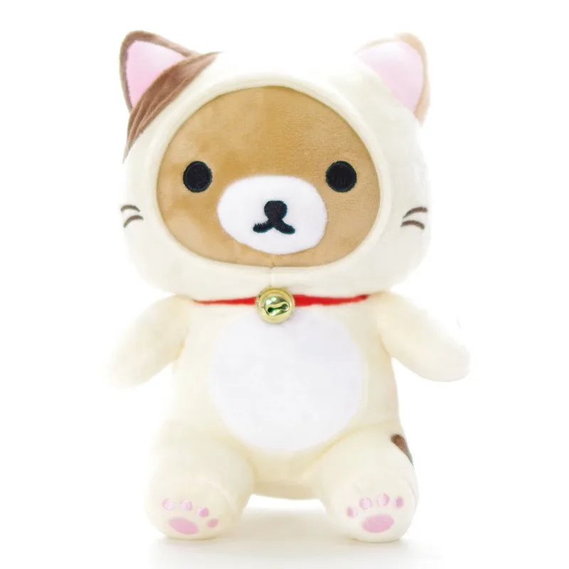 

Rilakkuma Korilakkuma Bear Cosplay Cat Plush Toy Stuffed Animals Kawaii Cute Plushies Soft Toy Kids Toys for Girls Children Gift