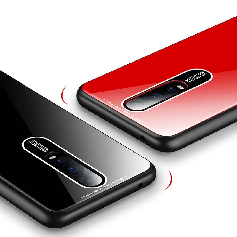 Luxury Acrylic Hard Case For Oppo R17 RX17 Neo K1 Soft Protective TPU Edge Phone Back Cover Pro R17Pro |