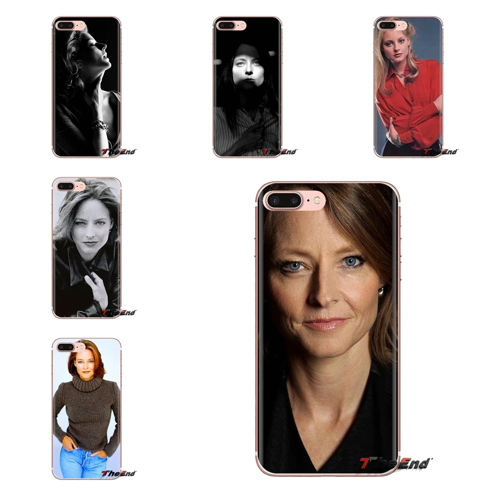 Прозрачный чехол из ТПУ для iPod Touch Apple iPhone 4 4S 5 5S SE 5C 6 6S 7 8 X XR XS Plus MAX Jodie Фостер тишина