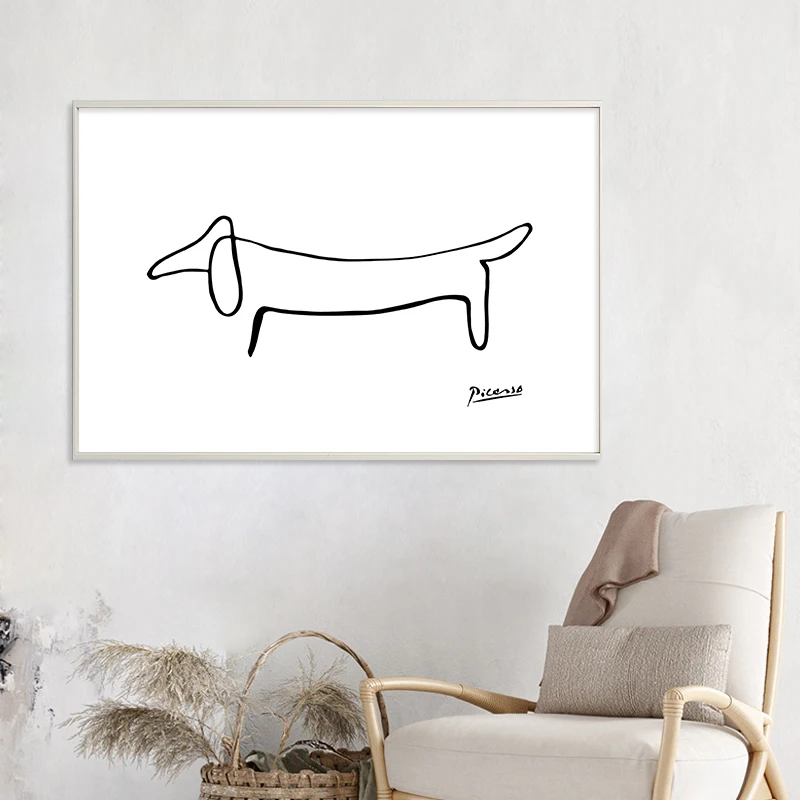 Пикассо абстрактный однотактный скандинавский плакат настенные художественные