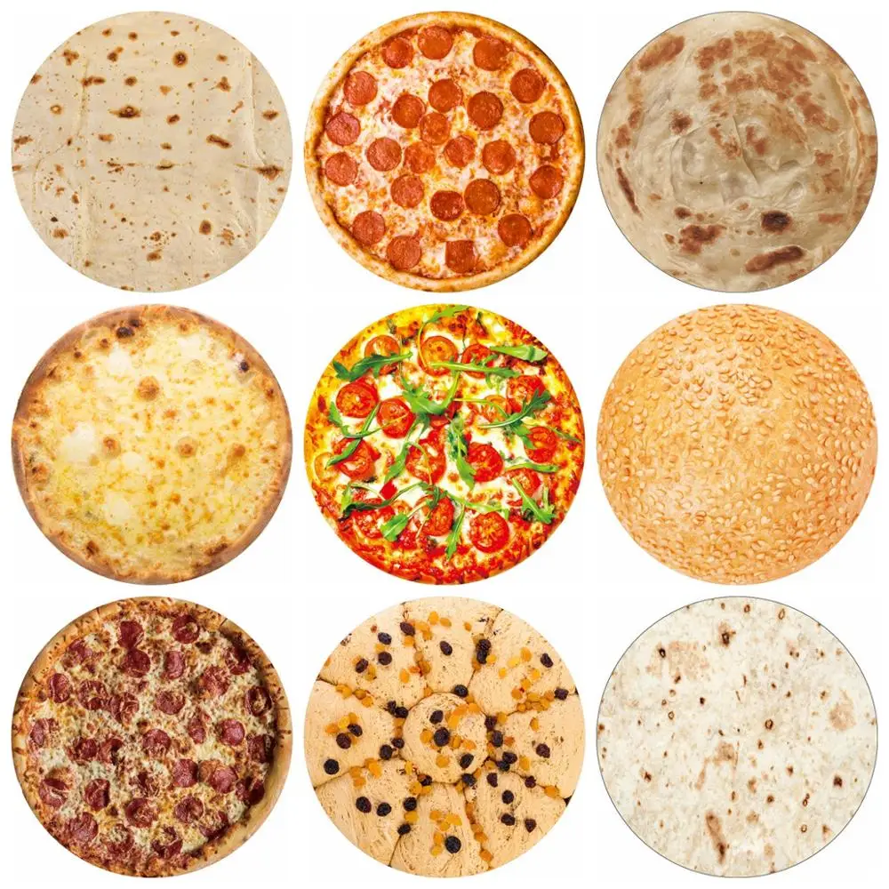 Кукуруза тортилья одеяло Pita Lavash пледы фланелевый флисовый диван плед забавная