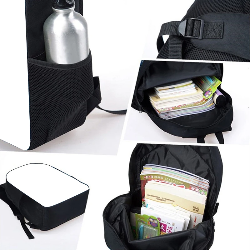 Casual Zipper Phone pocket Schoolbag Children Backpack New Custom Color Pet Pictures Student Backpack Boy And Pet Lovers Gifts