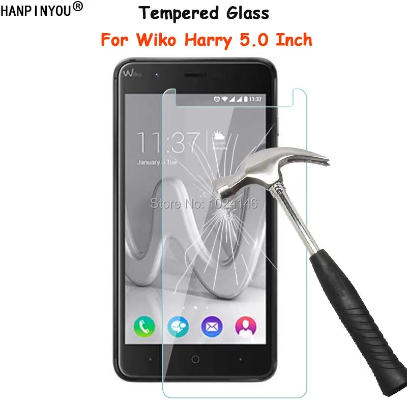 Для Wiko Harry 5 0 &quotпрозрачный жесткий протектор экрана из закаленного стекла