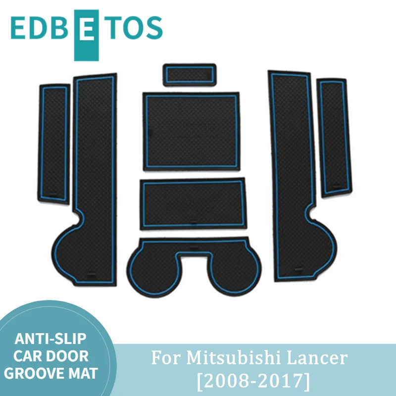 Противопылевые коврики для Mitsubishi Lancer 2008-2017 аксессуары вставки держателя стакана