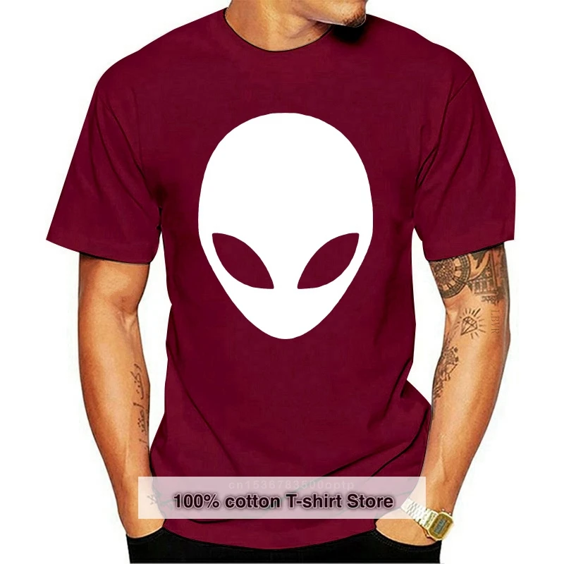 

Funny Alien T-shirt UFO 100% Cotton US Size Tee Tops Men