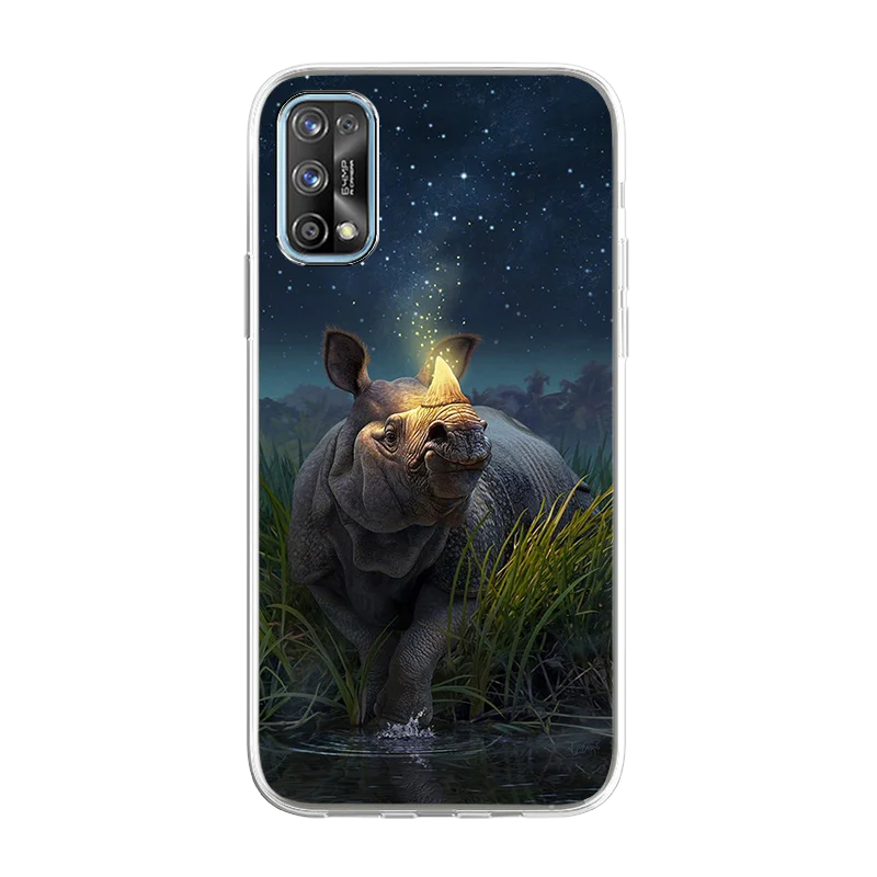 

Phone Case for OPPO F5 Find X F11 Pro A1k A5S A9 A12 A83 Realme 3 Realme 6 TPU Wild Animals Printing Soft Silicone Phone Covers