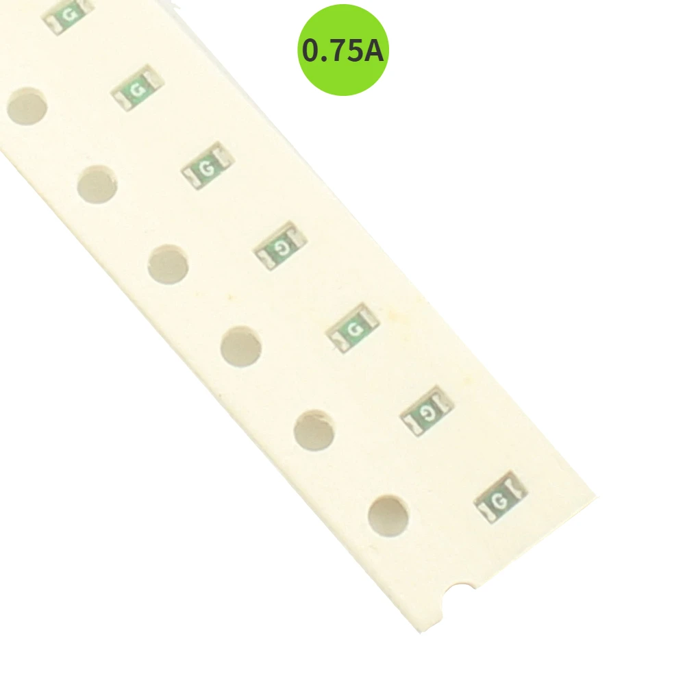 10 шт. Littelfuse 0603 0.75A 750mA SMD предохранитель 32V очень быстродействующий поверхностного монтажа 0467,750 разметки код G