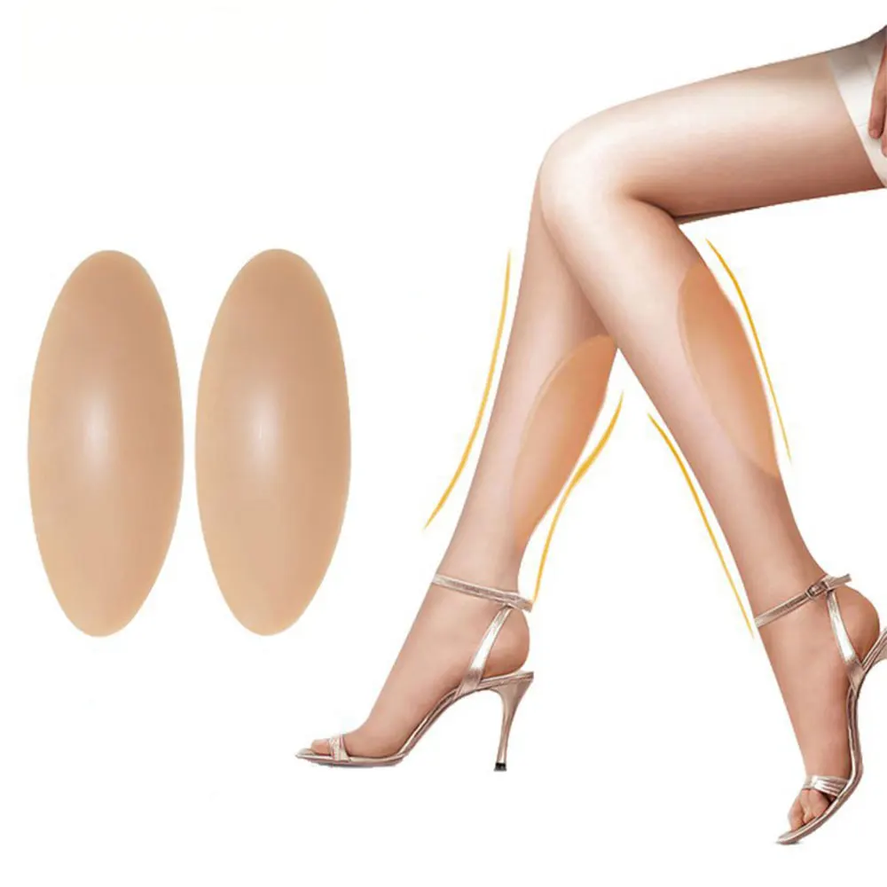Silicone Leg Onlays Silicone Calf Pads for Crooked Or Thin Legs Body Beauty Shaping Silicone Leg Calf Sticker Patches