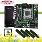 Материнская плата HUANANZHI, процессор, ОЗУ X79-ZD3 LGA2011, с двумя слотами M.2 SSD, ЦП Xeon E5 1650, 32 ГБ ОЗУ 4*8 ГБ, REG ECC